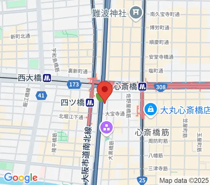 Vocal Space Bの地図