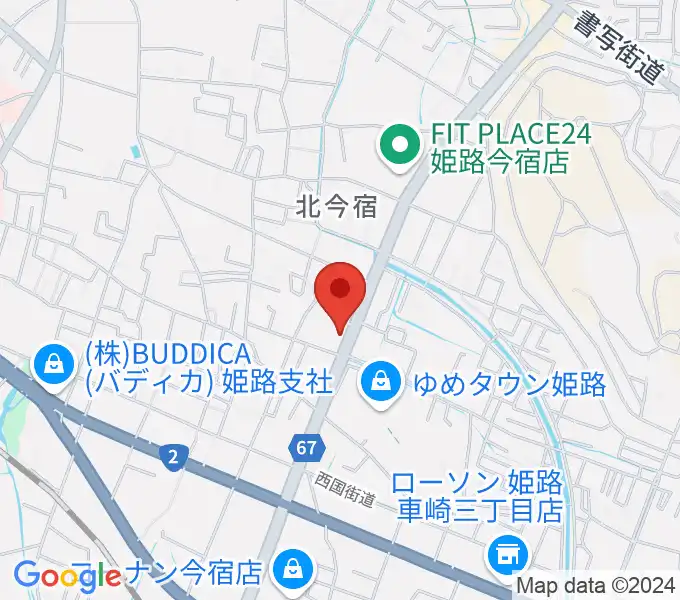 ピア音楽院の地図