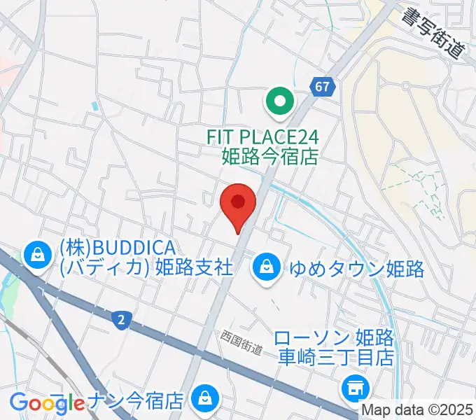 ピア音楽院の地図