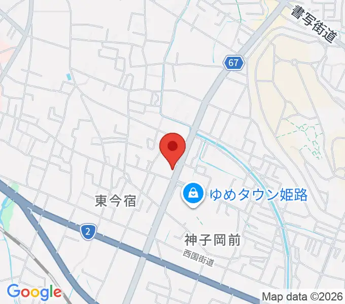 ピア音楽院の地図