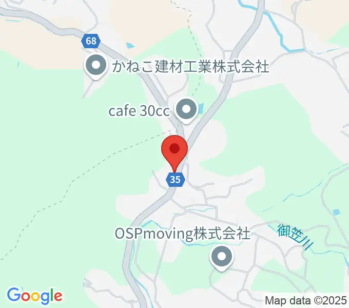 音楽堂PLUMの地図