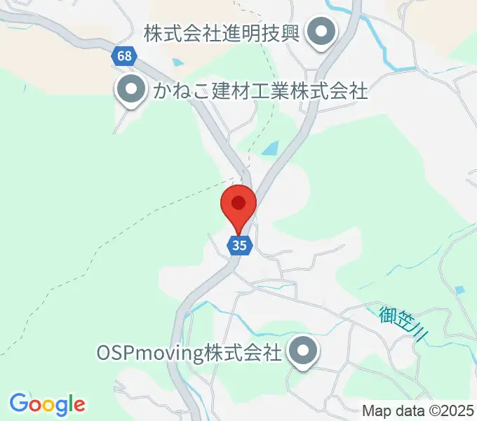 音楽堂PLUMの地図