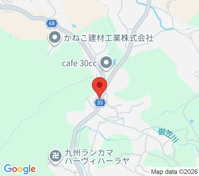 音楽堂PLUMの地図