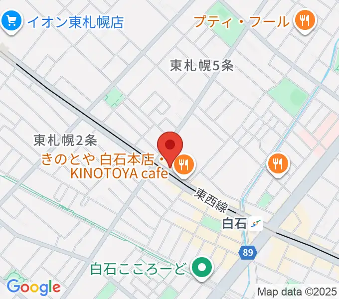 middle Cの地図