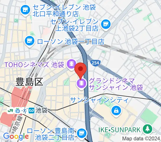 スタジオシグナルの地図