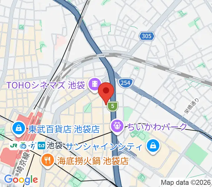 スタジオシグナルの地図