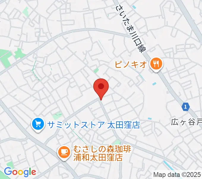 フリーグリーンスタジオの地図