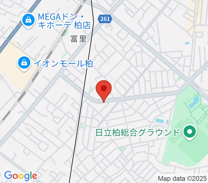 柏デスカマッジの地図