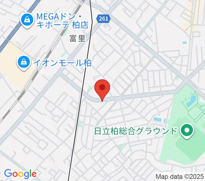 柏デスカマッジの地図