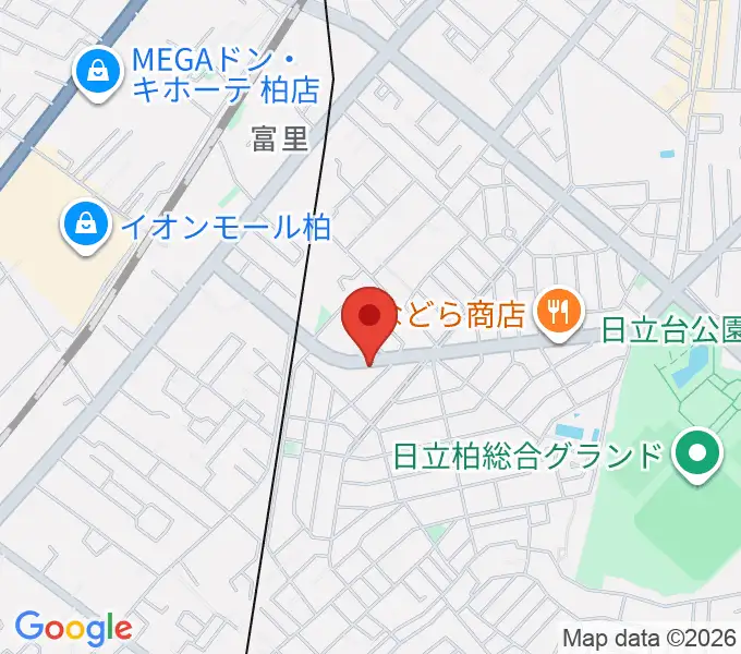 柏デスカマッジの地図