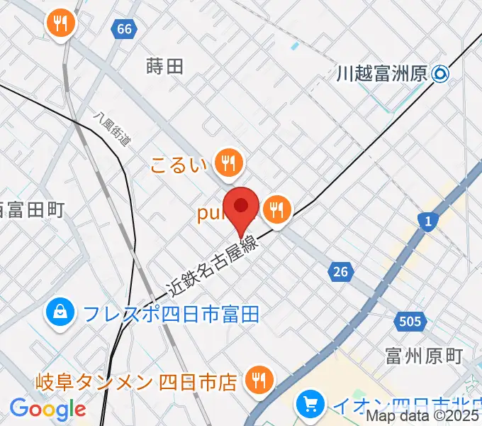 ホーリーハウスの地図