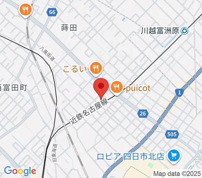 ホーリーハウスの地図