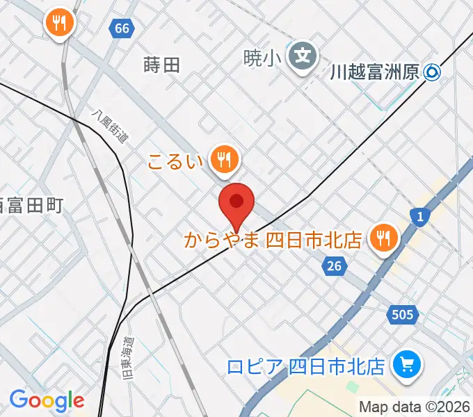 ホーリーハウスの地図