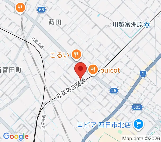 ホーリーハウスの地図