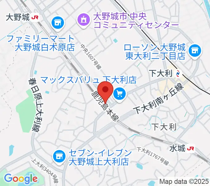 フォーレ音楽院の地図