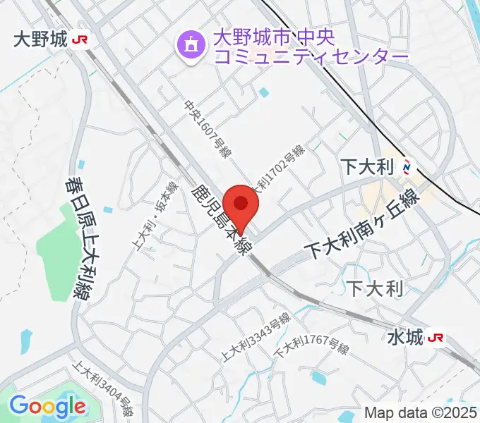 フォーレ音楽院の地図