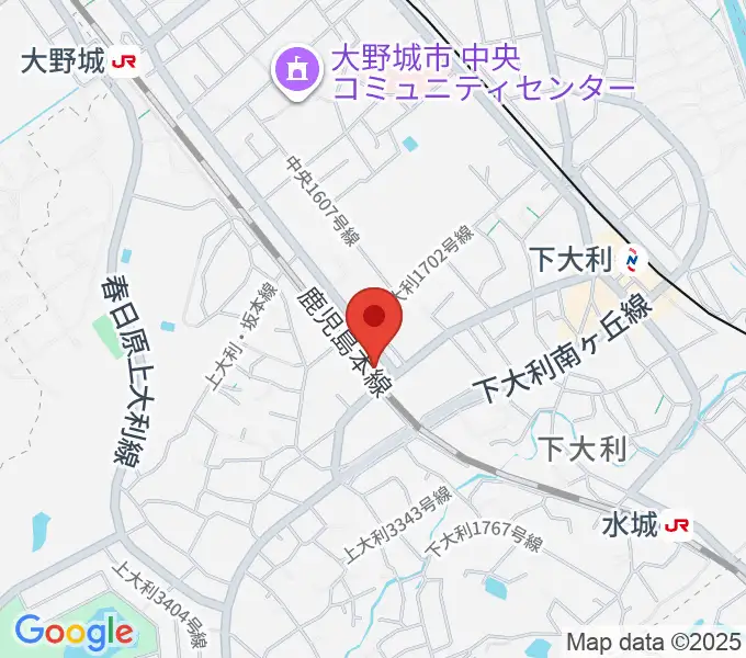 フォーレ音楽院の地図