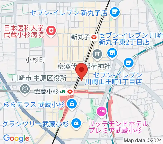 スタジオアイシャの地図