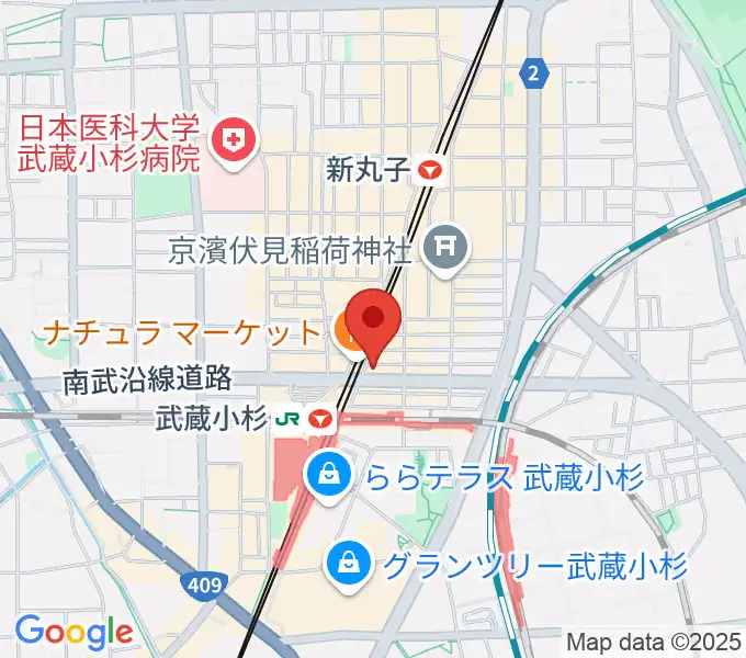 スタジオアイシャの地図