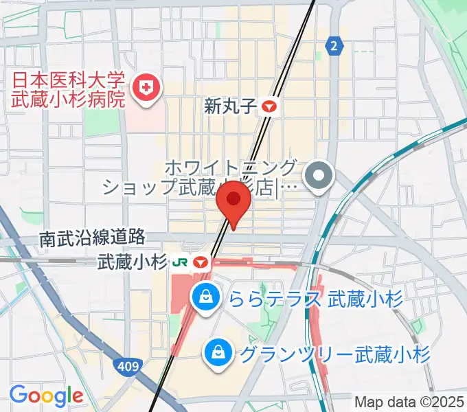 スタジオアイシャの地図