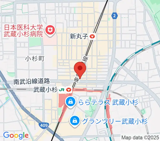 スタジオアイシャの地図