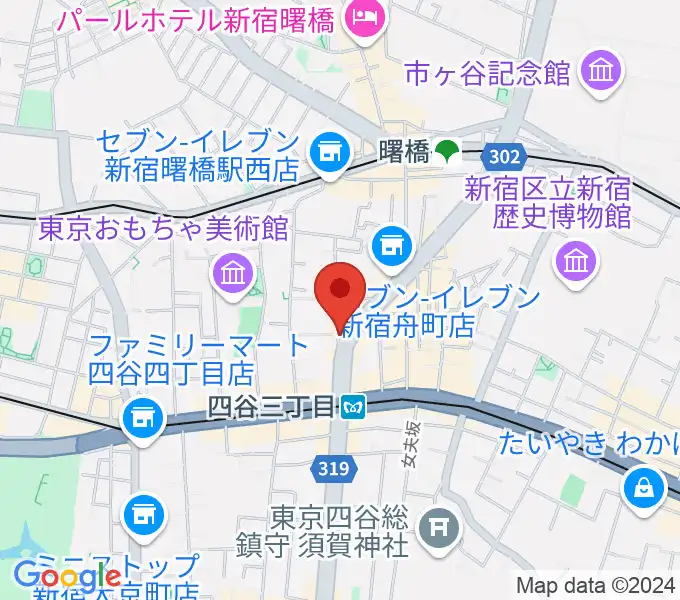 四谷ウナ・カンツォーネの地図