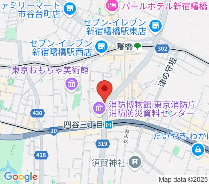 四谷ウナ・カンツォーネの地図