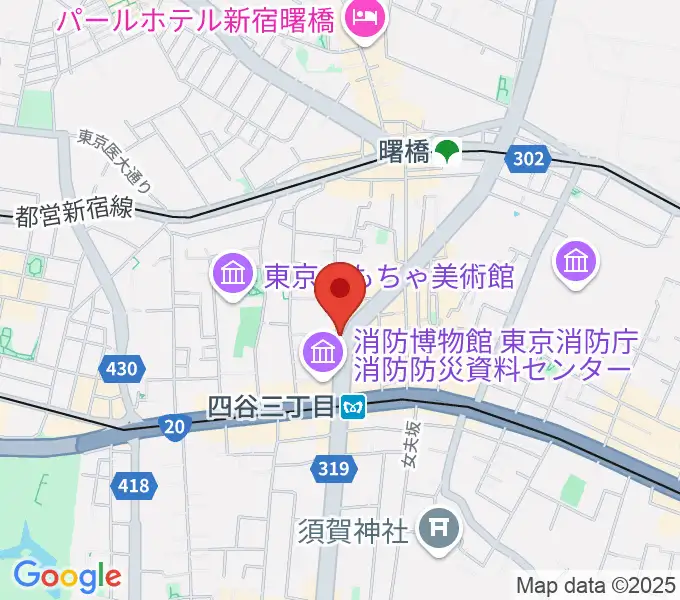 四谷ウナ・カンツォーネの地図