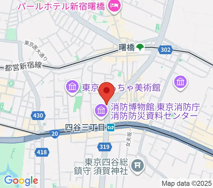 四谷ウナ・カンツォーネの地図