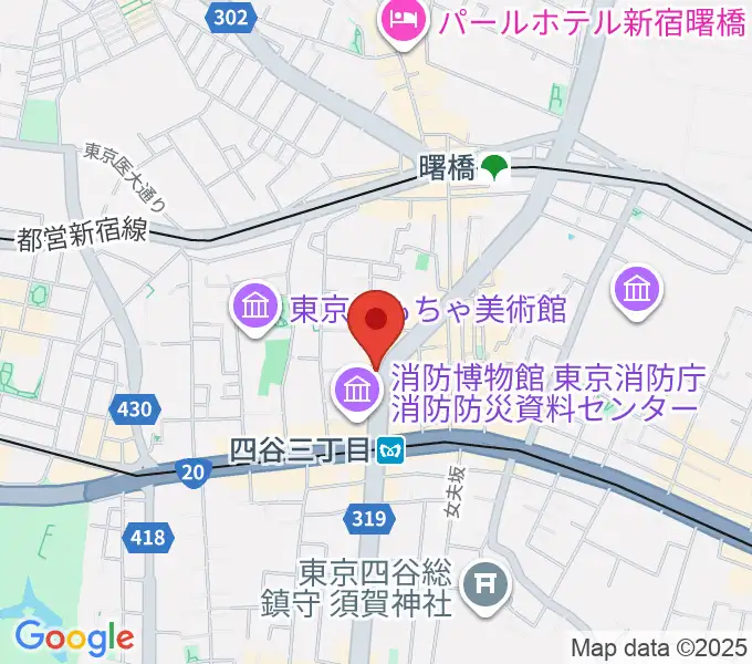四谷ウナ・カンツォーネの地図