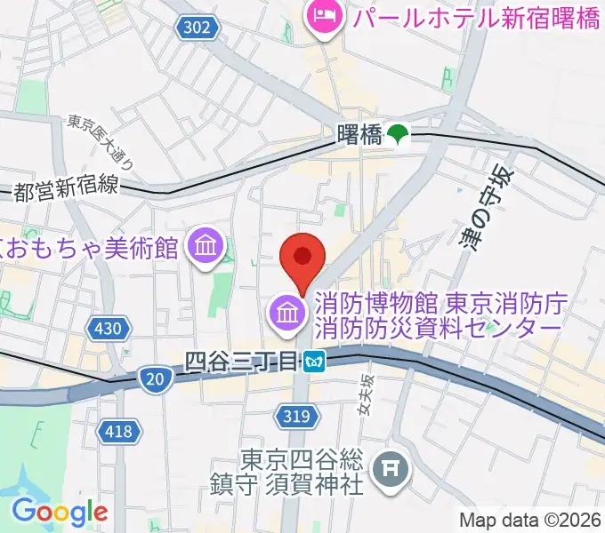 四谷ウナ・カンツォーネの地図