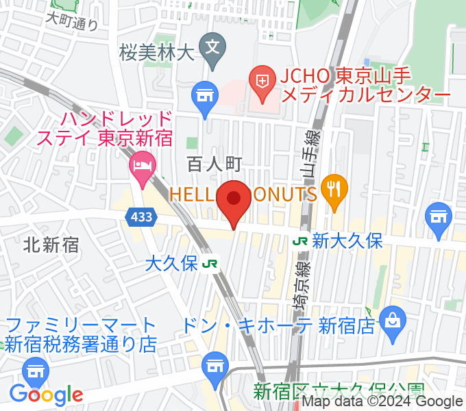 ミュージックライフタオ 東京店の場所