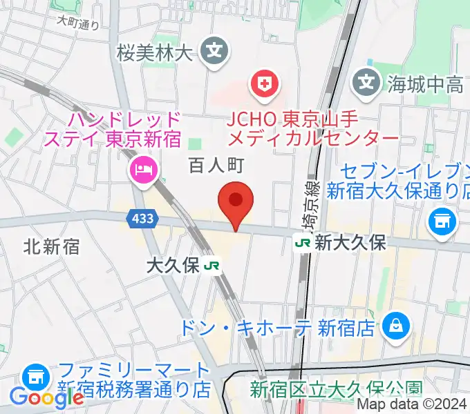 ミュージックライフタオ 東京店の地図