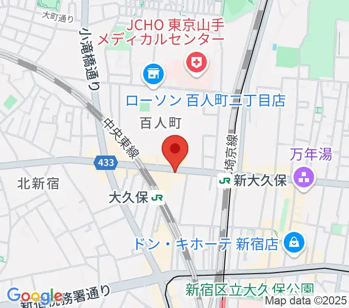 ミュージックライフタオ 東京店の地図
