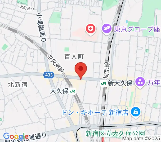 ミュージックライフタオ 東京店の地図