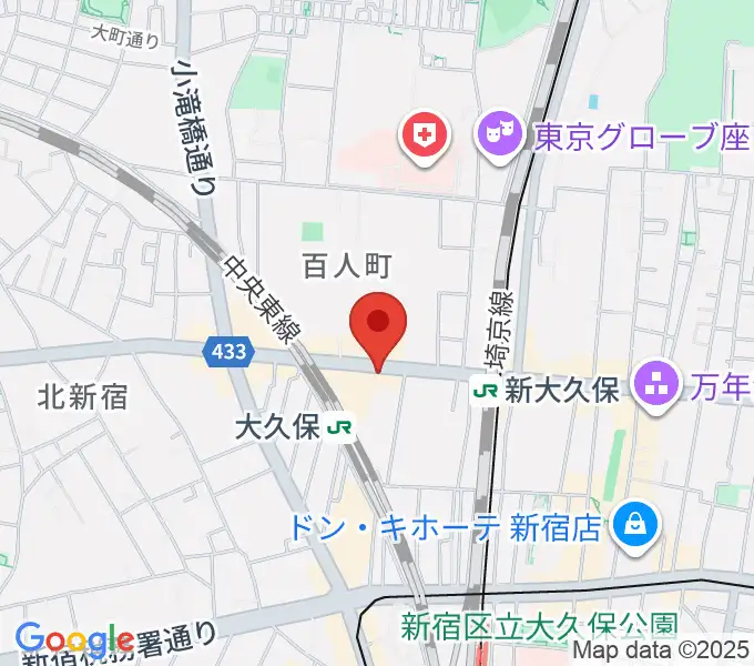 ミュージックライフタオ 東京店の地図