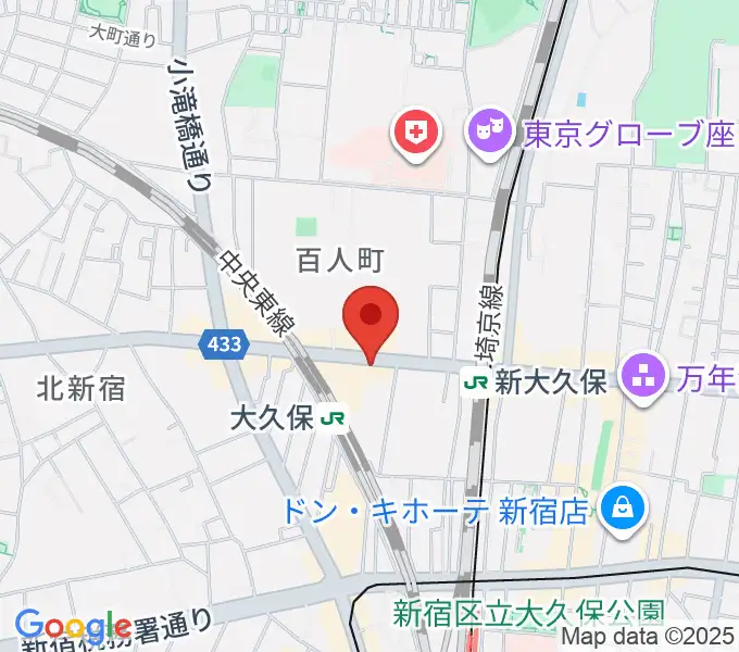 ミュージックライフタオ 東京店の地図