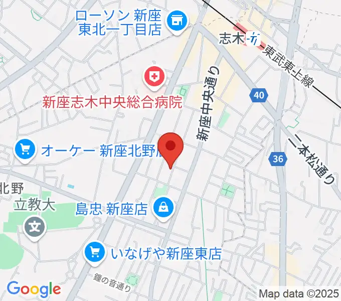 HOLE MUSIC AND PUBの地図