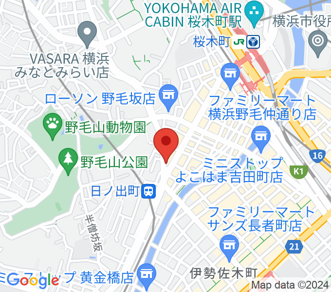 横浜The CLUB SENSATIONの場所