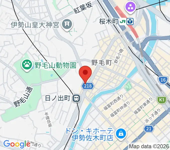 THE CLUB SENSATIONの地図