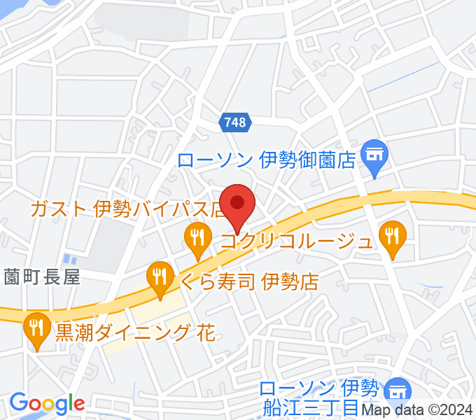 村井楽器伊勢店の場所