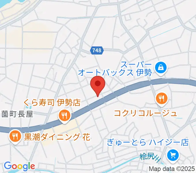 村井楽器伊勢店の地図