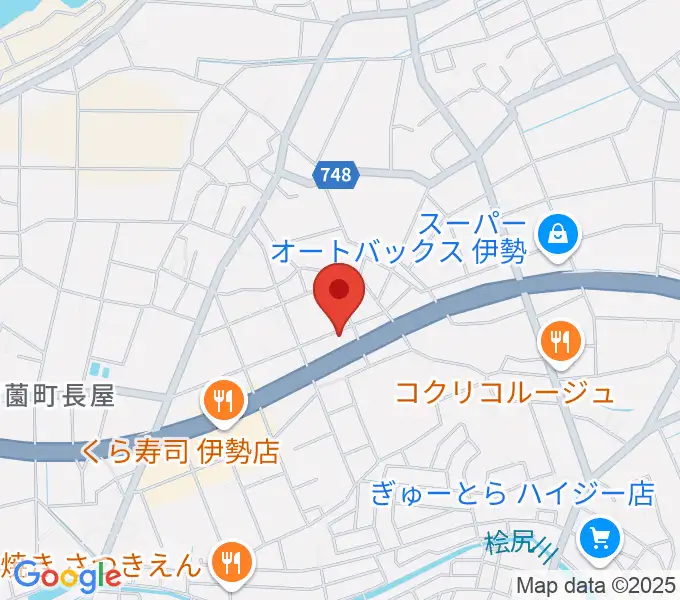 村井楽器伊勢店の地図