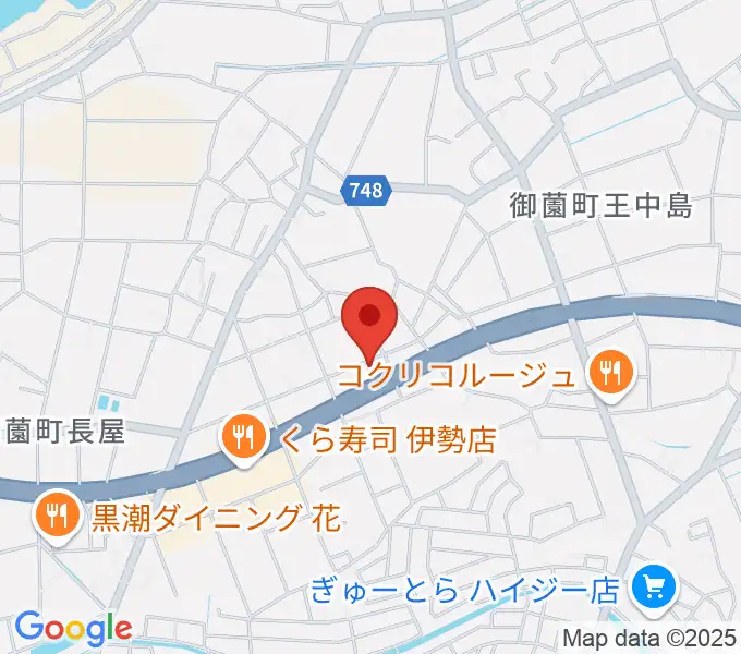 村井楽器伊勢店の地図