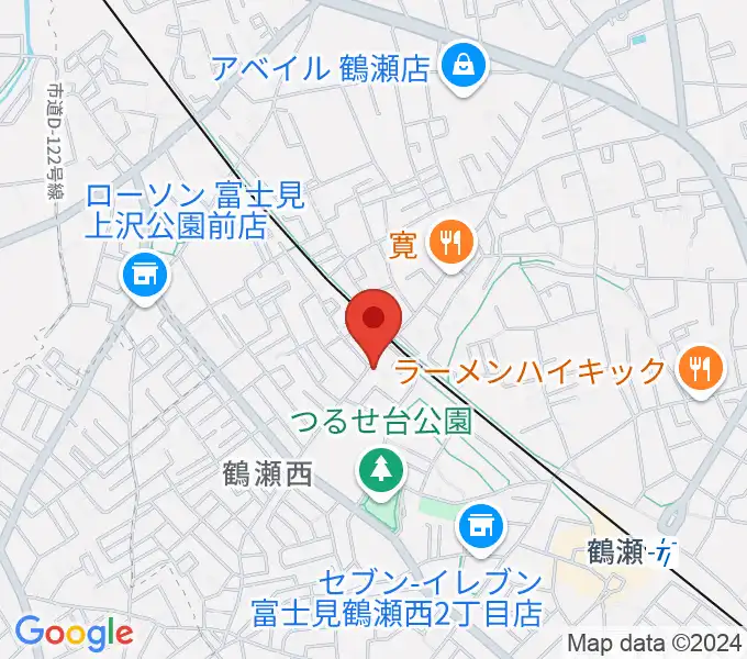 埼玉音楽院の地図