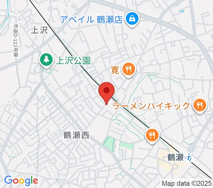 埼玉音楽院の地図