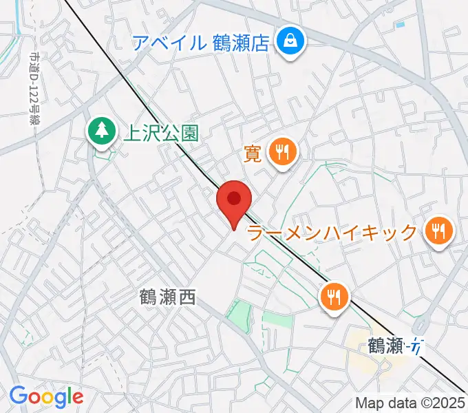 埼玉音楽院の地図