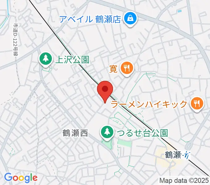 埼玉音楽院の地図