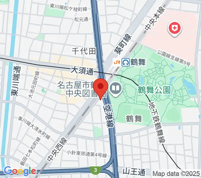 カノンミュージックスクールの地図