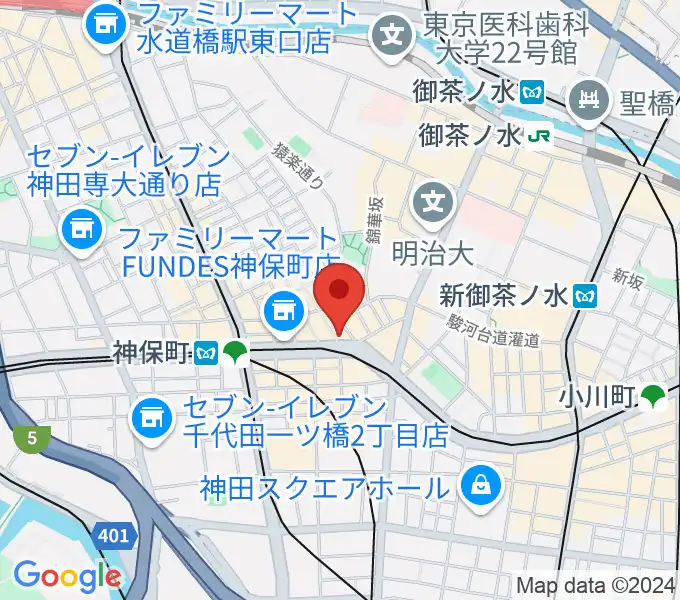 Rinky Dink Studio お茶の水 神保町店の地図